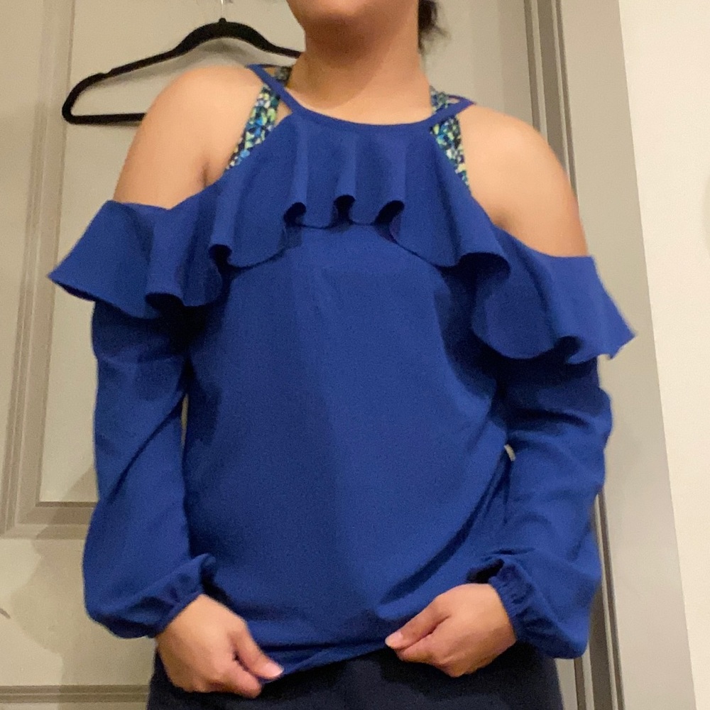 Michael Kors Peek-a-boo Shoulder Blouse